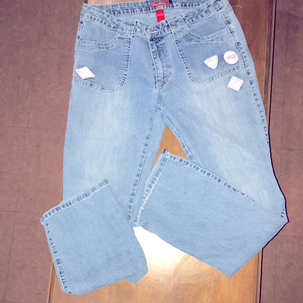 Vintage Super Fly Y2K Southpole  Carpenter type jeans. Faded wide leg.